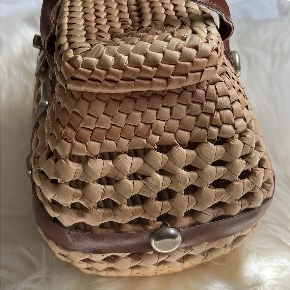 Wicker Basket Handbag - Picture 7 of 12